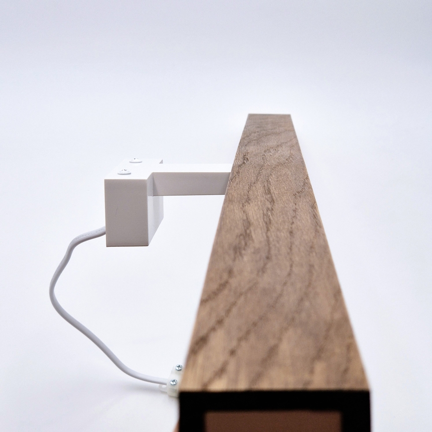 Brilagi - LED Badkamer spiegelverlichting WOODY MIRROR LED/15W/230V 90 cm IP44 eiken kers/wit