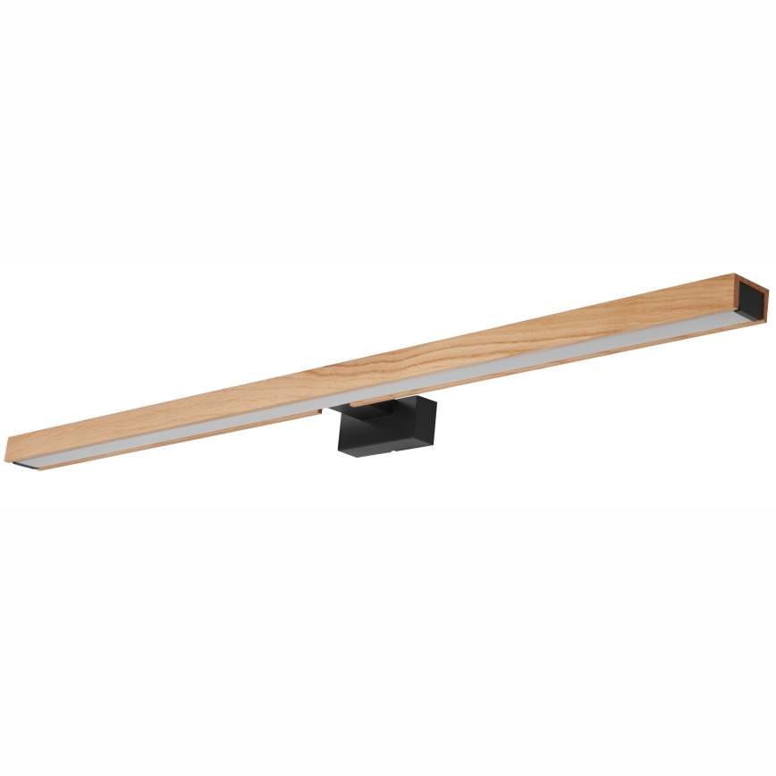 Brilagi - LED Badkamer spiegelverlichting WOODY MIRROR LED/15W/230V 90 cm IP44 eiken/zwart