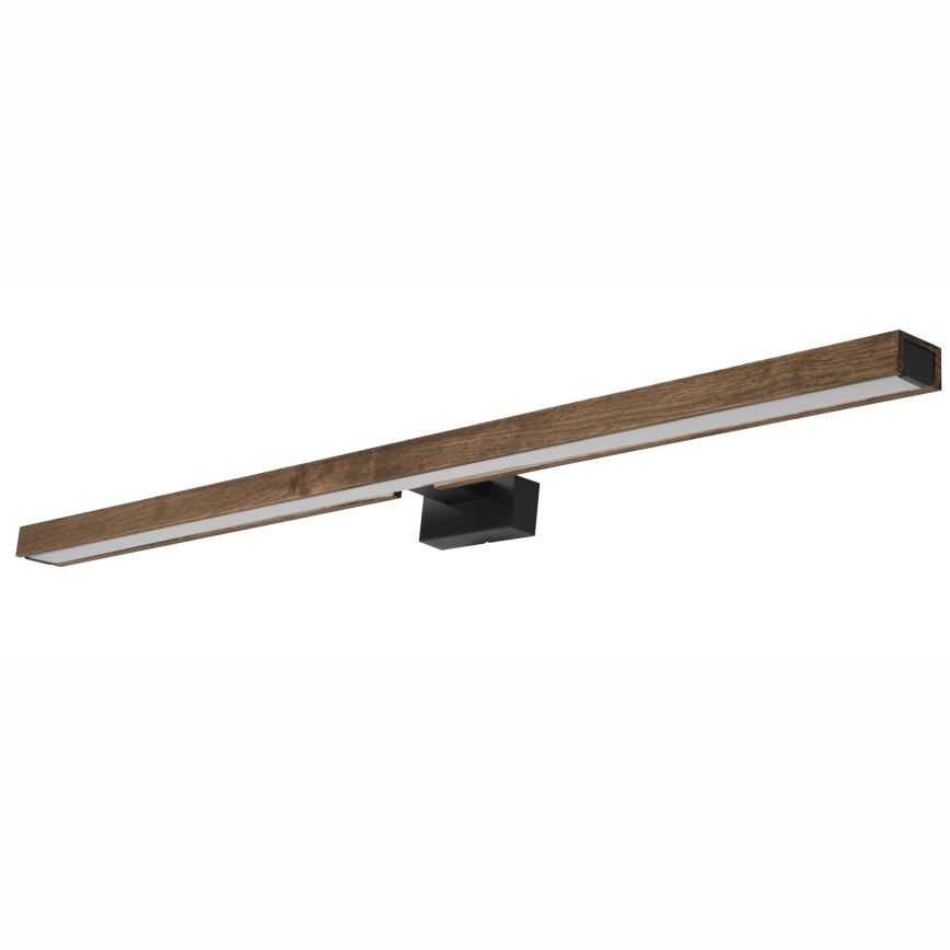 Brilagi - LED Badkamer spiegelverlichting WOODY MIRROR LED/15W/230V 90 cm IP44 eiken walnoot/zwart