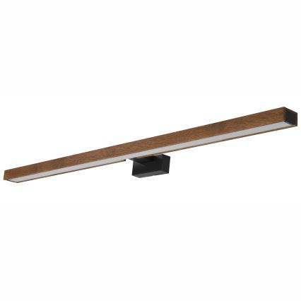 Brilagi - LED Badkamer spiegelverlichting WOODY MIRROR LED/15W/230V 90 cm IP44 eiken kers/zwart