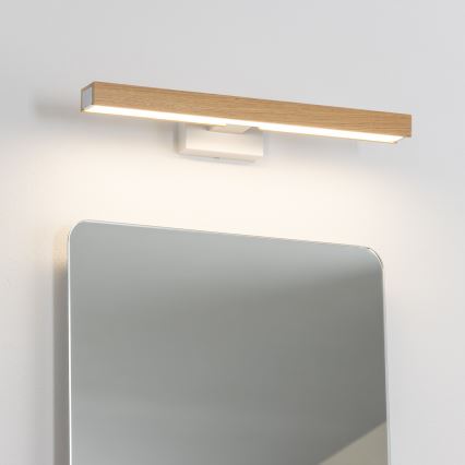 Brilagi - LED Badkamer spiegelverlichting WOODY MIRROR LED/8W/230V 40 cm IP44 eiken/wit