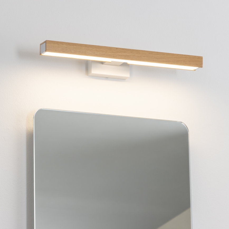 Brilagi - LED Badkamer spiegelverlichting WOODY MIRROR LED/8W/230V 40 cm IP44 eiken/wit