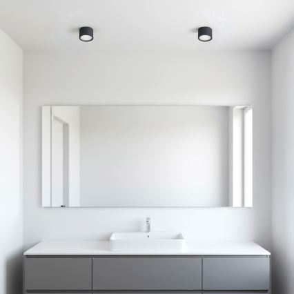 BRILAGI - LED Badkamer-spot SMOOTH 1xGX53/15W/230V 60x82 mm zwart IP54