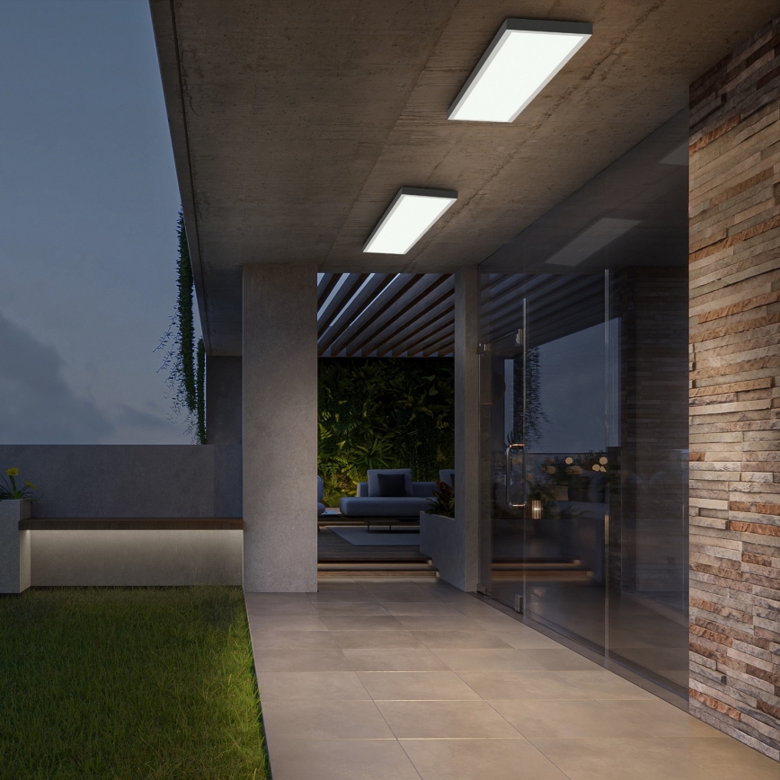 Brilagi - LED plafondlamp voor badkamer FRAME LED/50W/230V 120x30 cm 3000/4000/6000K IP44 wit