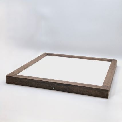 Brilagi - LED plafondlamp voor de badkamer WOODY FRAME LED/50W/230V 60x60 cm IP44 eiken/walnoot