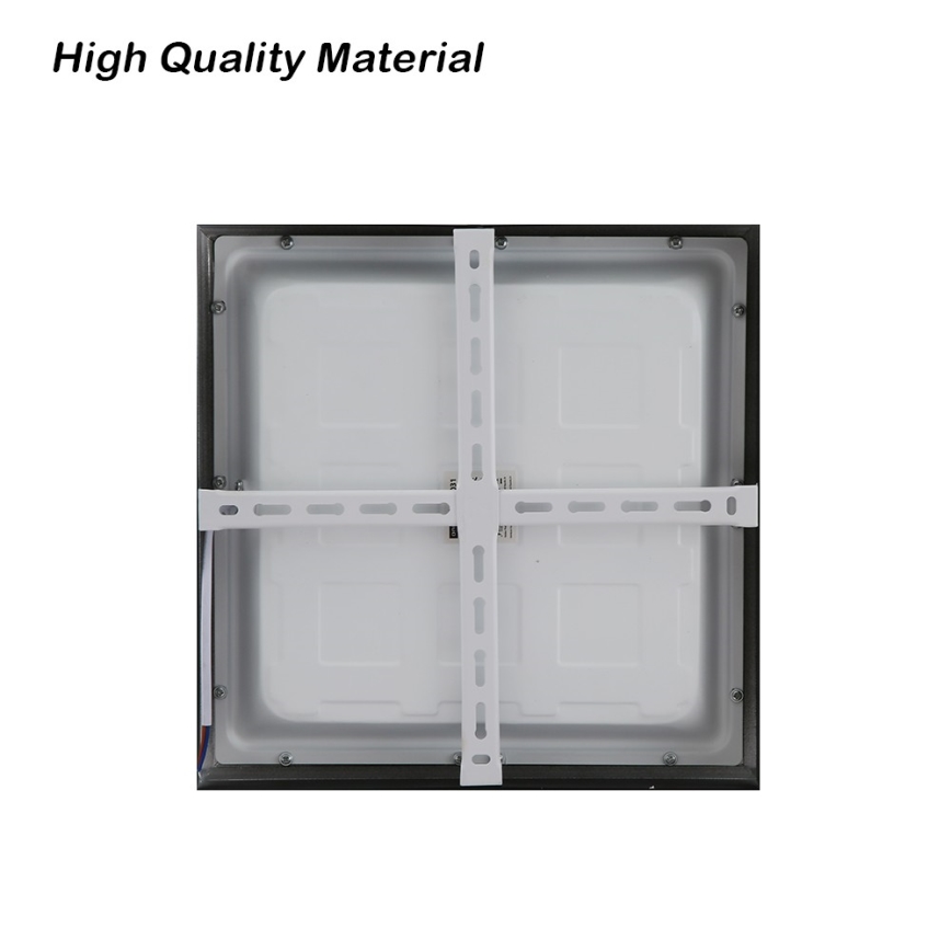 Brilagi - LED Badkamer plafondlamp FRAME LED/24W/230V 30x30 cm 3000/4000/6000K IP44 zwart