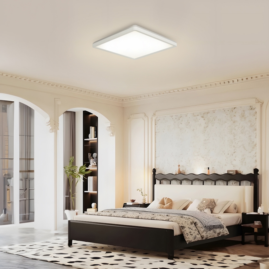 Brilagi - LED Badkamer plafondlamp ULTRA SLIM LED/18W/230V 30x30 cm wit IP54