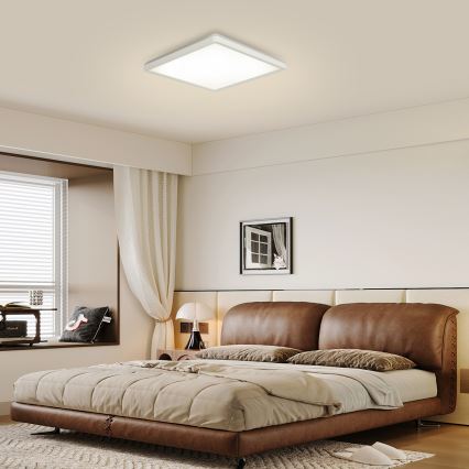 Brilagi - LED Badkamer plafondlamp ULTRA SLIM LED/24W/230V 42x42 cm wit IP54