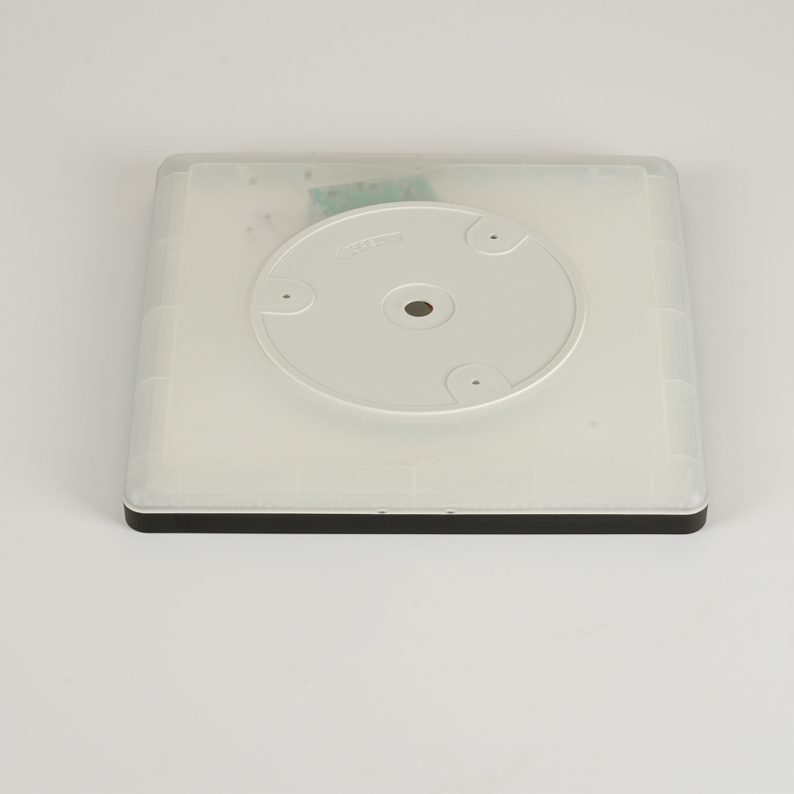 Brilagi - LED Badkamer plafondlamp ULTRA SLIM LED/24W/230V 42x42 cm zwart IP54
