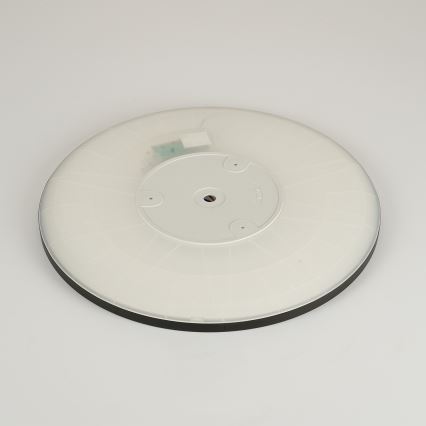 Brilagi - LED Badkamer plafondlamp ULTRA SLIM LED/24W/230V diameter 42 cm zwart IP54