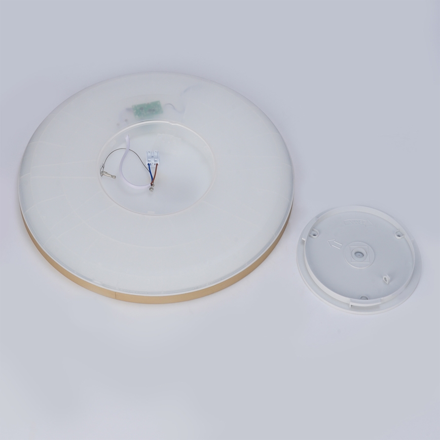 Brilagi - LED-plafondlamp voor badkamer ULTRA SLIM LED/24W/230V Ø 42 cm goudkleurig IP54