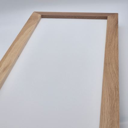 Brilagi - LED Plafondlamp WOODY FRAME LED/40W/230V 120x30 cm IP44 eiken