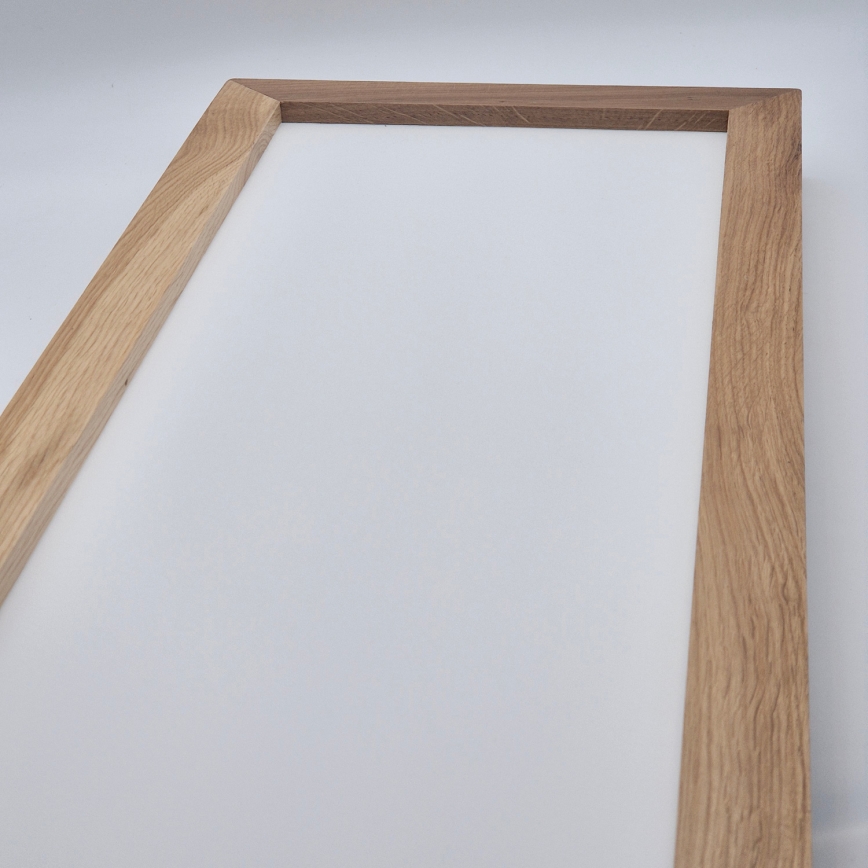Brilagi - LED Plafondlamp WOODY FRAME LED/40W/230V 120x30 cm IP44 eiken