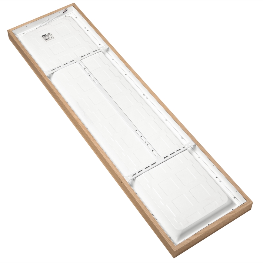 Brilagi - LED Plafondlamp WOODY FRAME LED/40W/230V 120x30 cm IP44 eiken