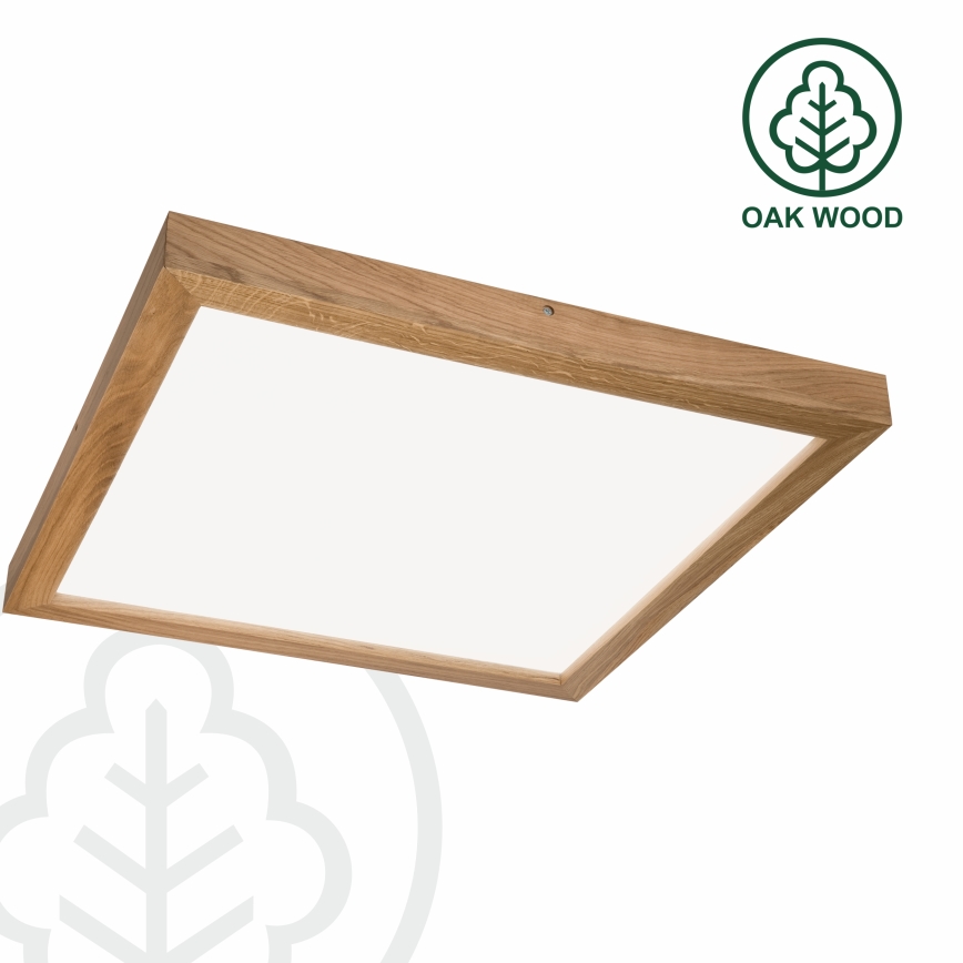 Brilagi - LED Plafondlamp WOODY FRAME LED/50W/230V 60x60 cm IP44 eiken