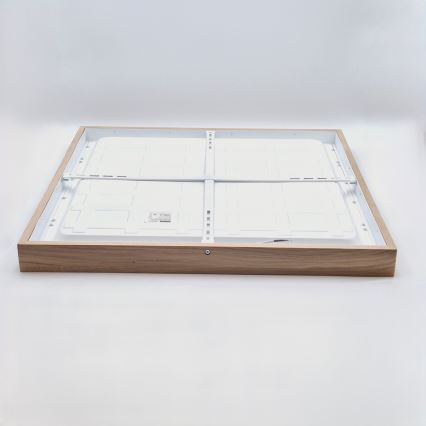 Brilagi - LED Plafondlamp WOODY FRAME LED/50W/230V 60x60 cm IP44 eiken