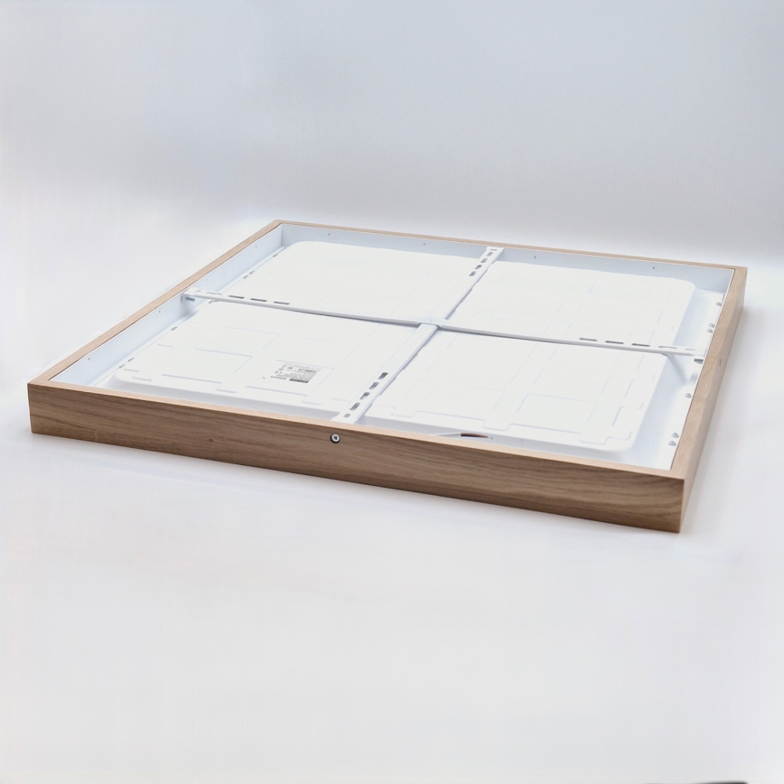 Brilagi - LED Plafondlamp WOODY FRAME LED/50W/230V 60x60 cm IP44 eiken