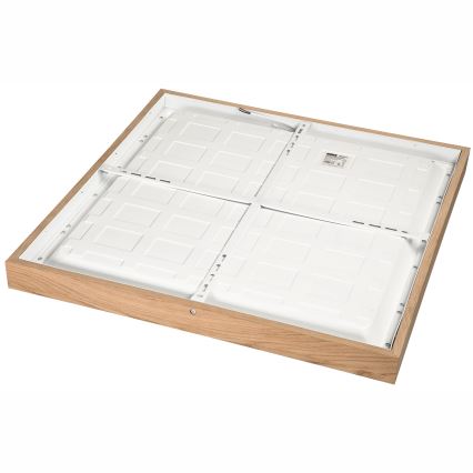 Brilagi - LED Plafondlamp WOODY FRAME LED/50W/230V 60x60 cm IP44 eiken