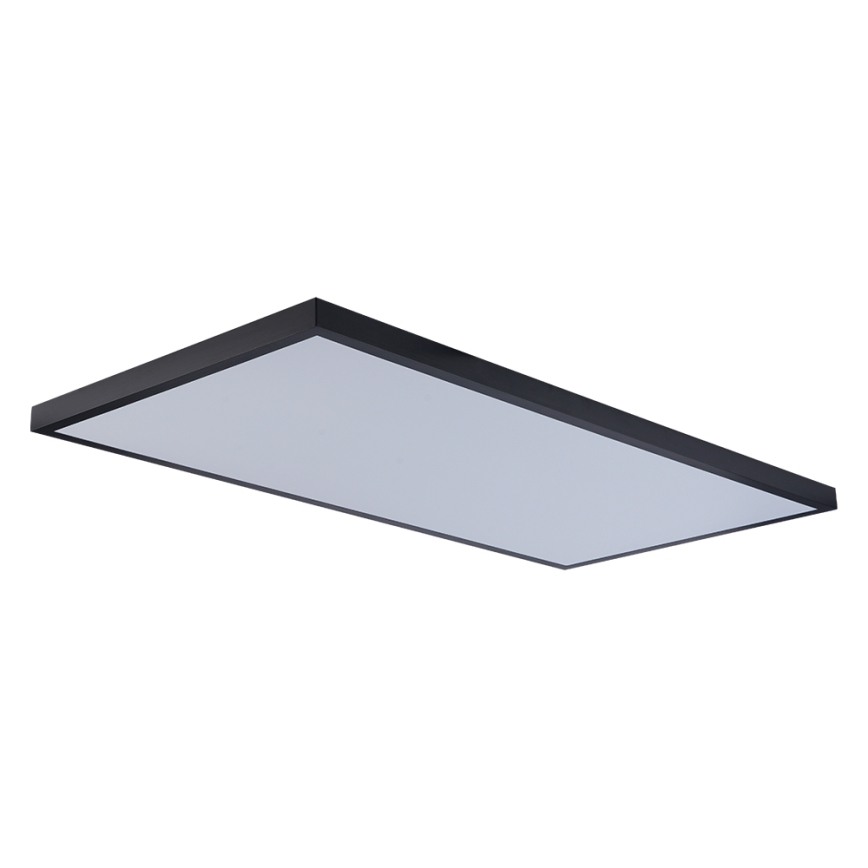 Brilagi - LED plafondlamp voor badkamer FRAME LED/96W/230V 120x60 cm 3000/4000/6000K IP44 zwart