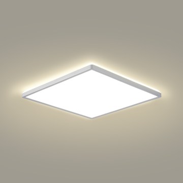 Brilagi - LED badkamerplafondlamp ULTRA SLIM LED/24W/230V 42x42 cm zilverkleurig IP54
