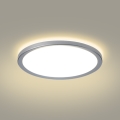 Brilagi - LED badkamerplafondlamp ULTRA SLIM LED/24W/230V pr. 42 cm zilver IP54