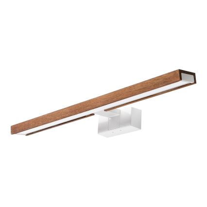 Brilagi - LED-badkamerspiegelverlichting 3-in-1 WOODY MIRROR LED/12W/230V 60 cm IP44 wit/eik kers