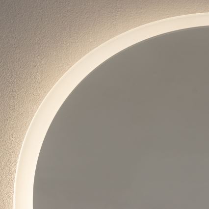 Brilagi - LED-badkamerspiegel BERNATE LED/19W/230V Ø 60 cm zilverkleurig IP44 CRI 90 dimbaar + CCT