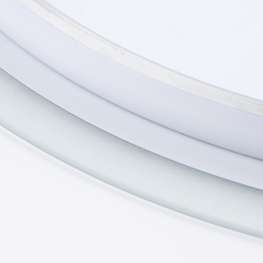 Brilagi - LED-badkamerspiegel BERNATE LED/19W/230V Ø 60 cm zilverkleurig IP44 CRI 90 dimbaar + CCT