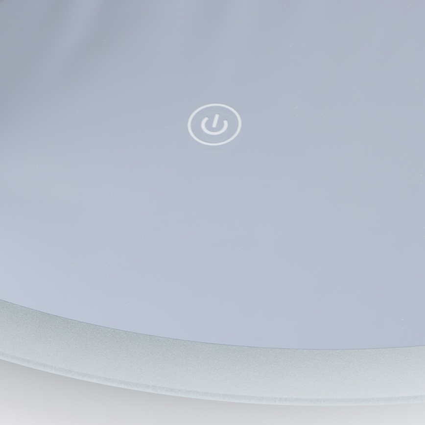 Brilagi - LED-badkamerspiegel BERNATE LED/19W/230V Ø 60 cm zilverkleurig IP44 CRI 90 dimbaar + CCT