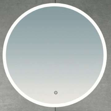 Brilagi - LED-badkamerspiegel BERNATE LED/19W/230V Ø 60 cm zilverkleurig IP44 CRI 90 dimbaar + CCT