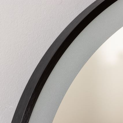 Brilagi - LED-badkamerspiegel CANZO LED/25W/230V 50x80 cm zwart IP44 CRI 90 dimbaar + CCT