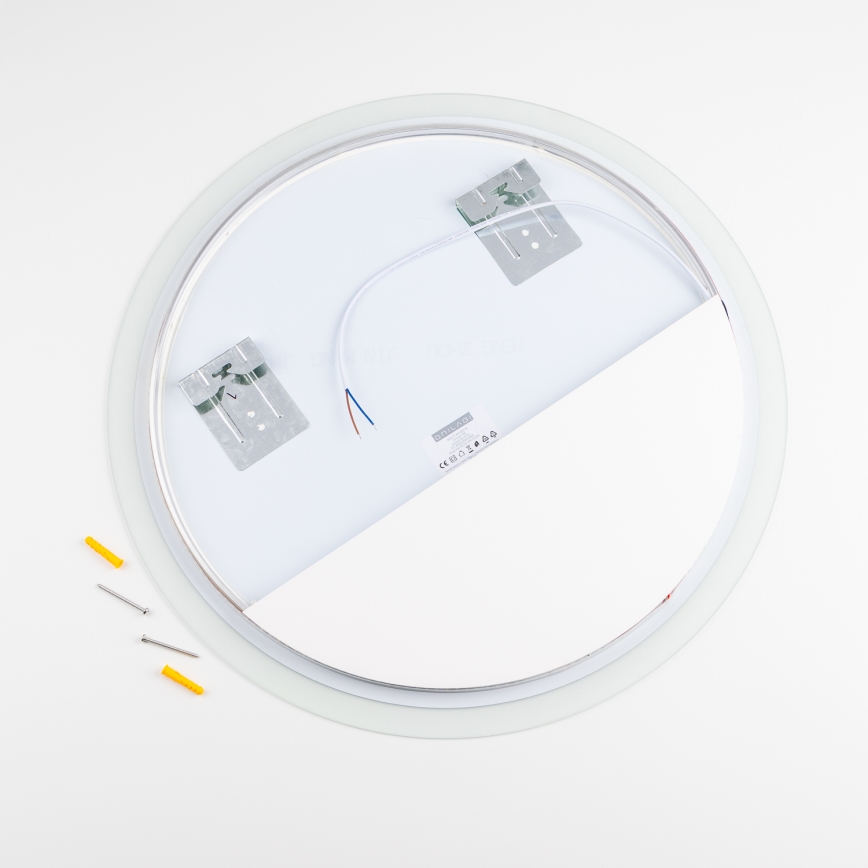 Brilagi - LED-badkamerspiegel CUNEO LED/19W/230V Ø 60 cm IP44 CRI 90 dimbaar + CCT