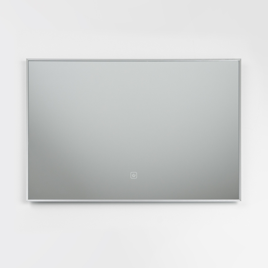 Brilagi - LED-badkamerspiegel DESIO LED/20W/230V 40x60 cm zilverkleurig IP44 CRI 90 dimbaar + CCT