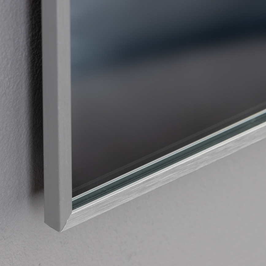 Brilagi - LED-badkamerspiegel DESIO LED/20W/230V 40x60 cm zilverkleurig IP44 CRI 90 dimbaar + CCT