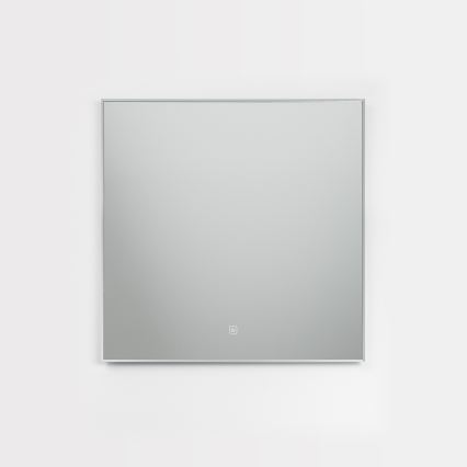 Brilagi - LED-badkamerspiegel DESIO LED/24W/230V 60x60 cm zilver IP44 CRI 90 dimbaar + CCT