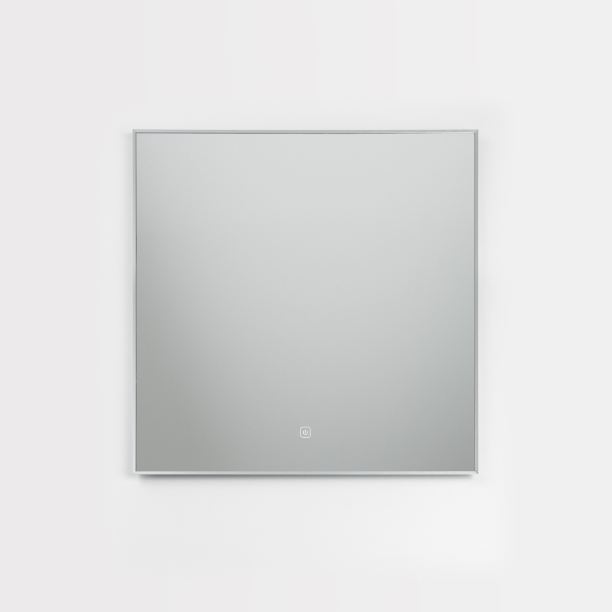 Brilagi - LED-badkamerspiegel DESIO LED/24W/230V 60x60 cm zilver IP44 CRI 90 dimbaar + CCT