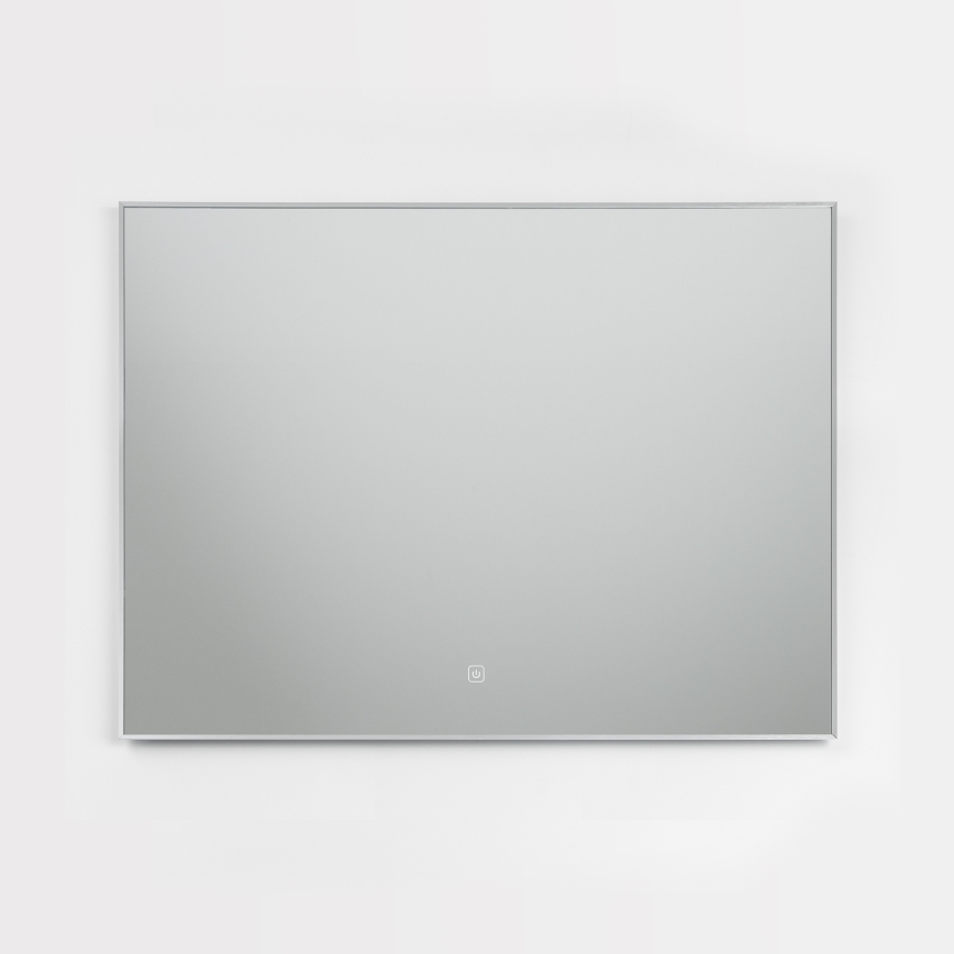 Brilagi - LED-badkamerspiegel DESIO LED/28W/230V 60x80 cm zilver IP44 CRI 90 dimbaar + CCT
