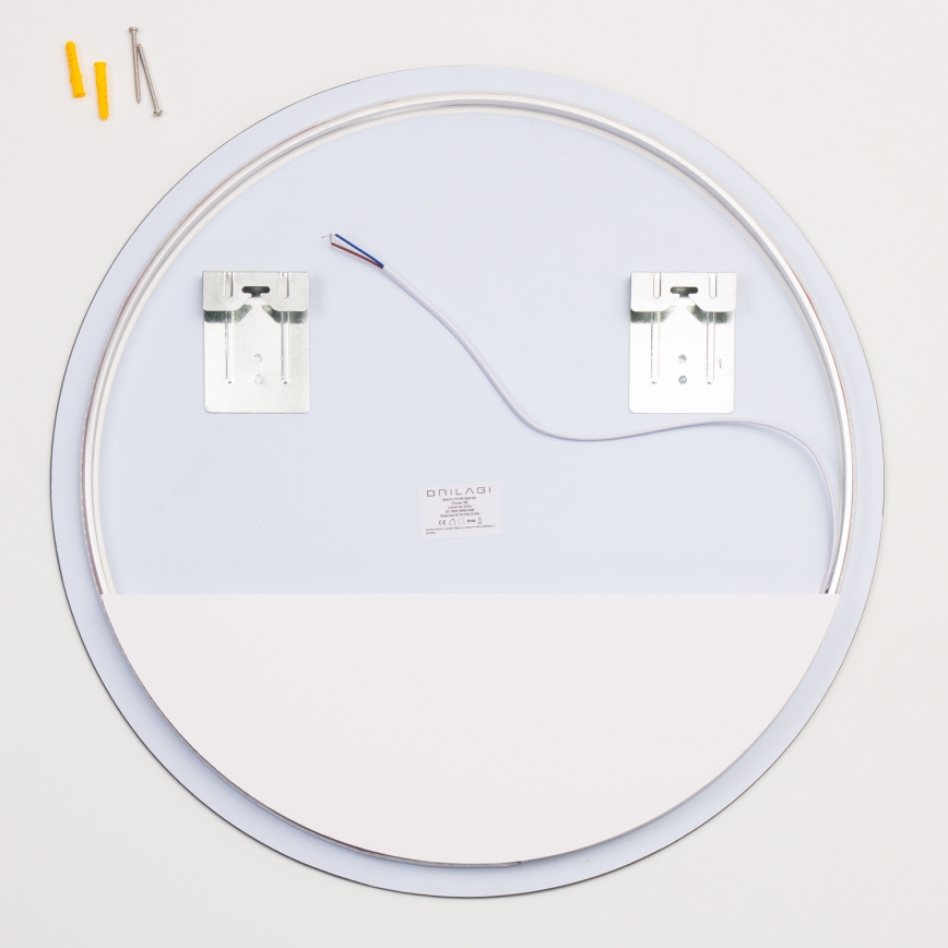 Brilagi - LED-badkamerspiegel LUNA LED/19W/230V Ø 60 cm IP44 CRI 90 dimbaar + CCT