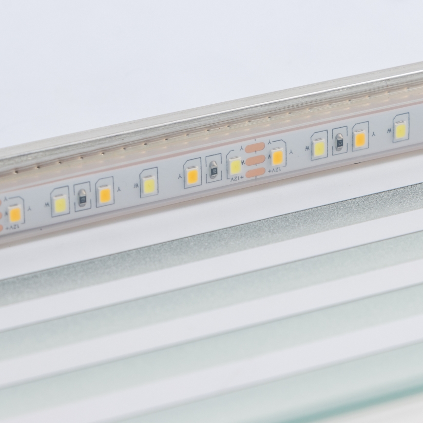 Brilagi - LED-badkamerspiegel MELZO LED/28W/230V 60x80 cm IP44 CRI 90 dimbaar + CCT