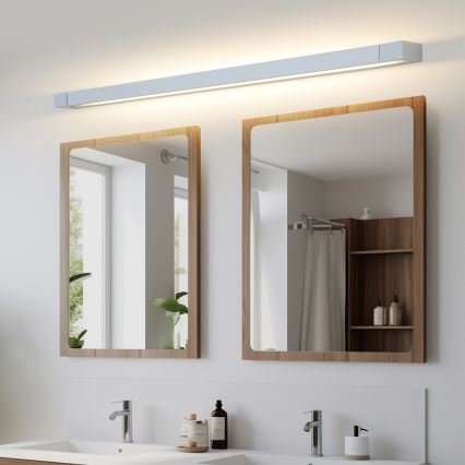 Brilagi - LED-spiegelverlichting voor badkamer AQUA LINE LED/36W/230V 120 cm IP44 mat chroom CRI 90