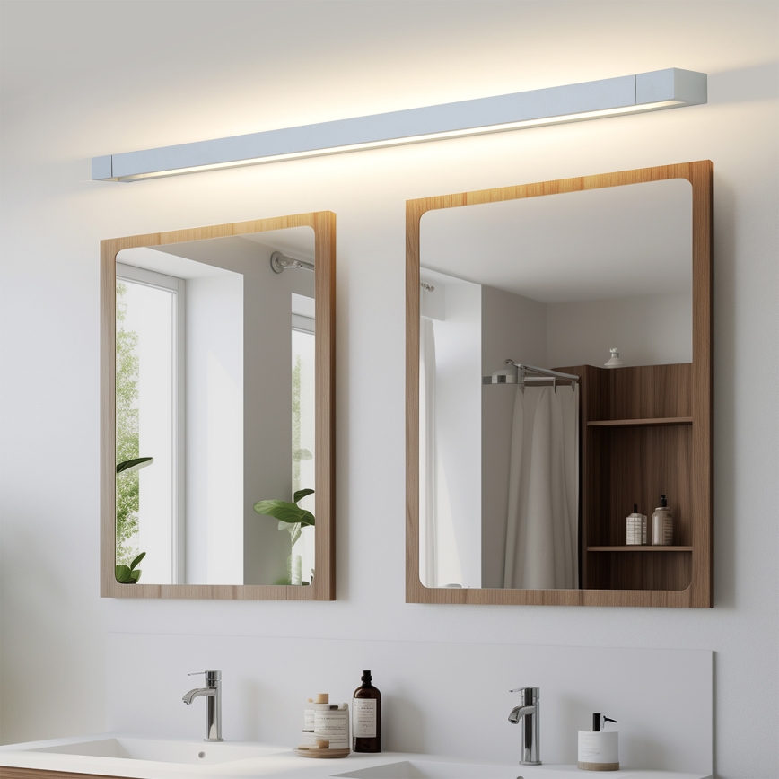 Brilagi - LED-spiegelverlichting voor badkamer AQUA LINE LED/36W/230V 120 cm IP44 mat chroom CRI 90