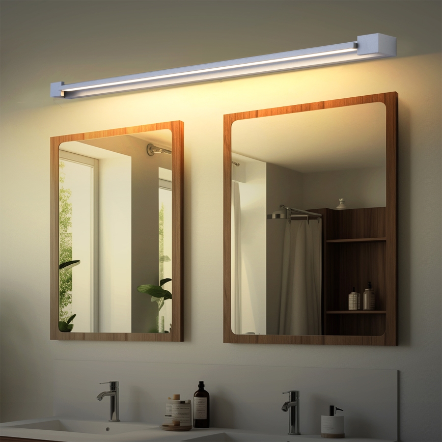 Brilagi - LED-spiegelverlichting voor badkamer AQUA LINE LED/36W/230V 120 cm IP44 mat chroom CRI 90