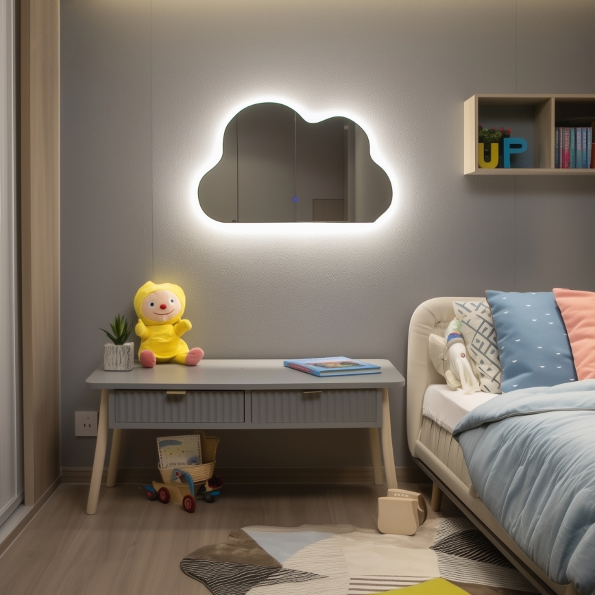 Brilagi - LED-badkamerspiegel NUVOLA LED/19W/230V 37x60 cm IP44 CRI 90 dimbaar + CCT