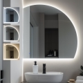 BRILAGI - LED-badkamerspiegel QUARTIERE LED/25W/230V 70x75 cm IP44 CRI 90 dimbaar + CCT