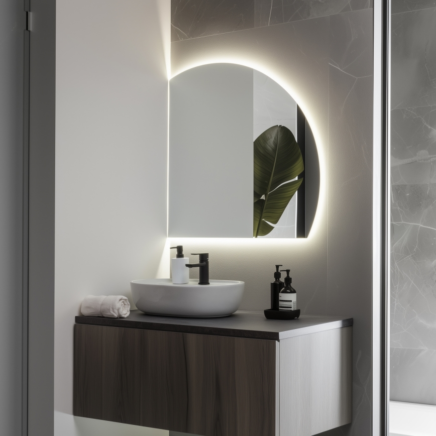 Brilagi - LED-badkamerspiegel QUARTIERE LED/25W/230V 70x75 cm IP44 CRI 90 dimbaar + CCT