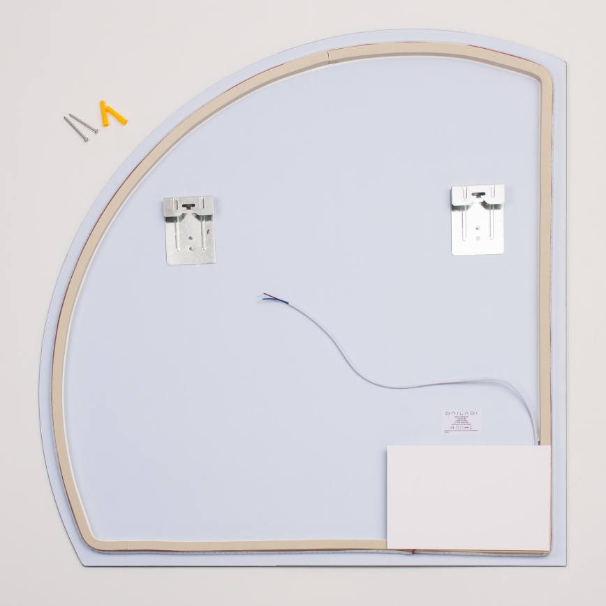 Brilagi - LED-badkamerspiegel QUARTIERE LED/25W/230V 70x75 cm IP44 CRI 90 dimbaar + CCT