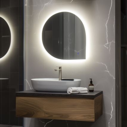 Brilagi - LED badkamerspiegel RICADI LED/19W/230V 60x60 cm IP44 CRI 90 dimbaar + CCT
