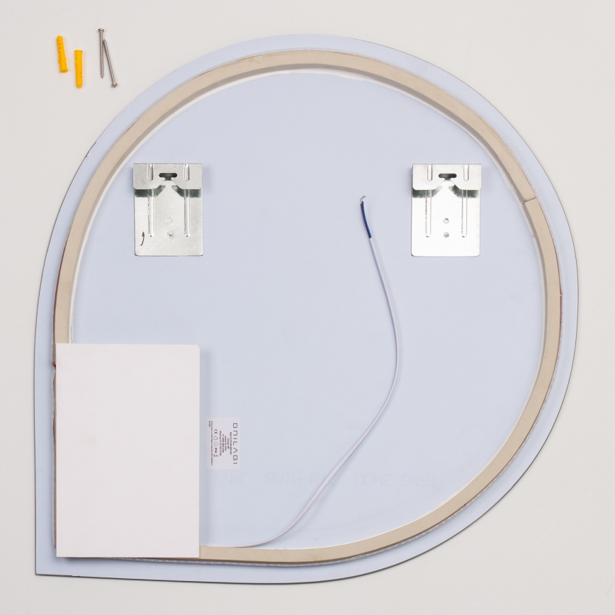 Brilagi - LED badkamerspiegel RICADI LED/19W/230V 60x60 cm IP44 CRI 90 dimbaar + CCT