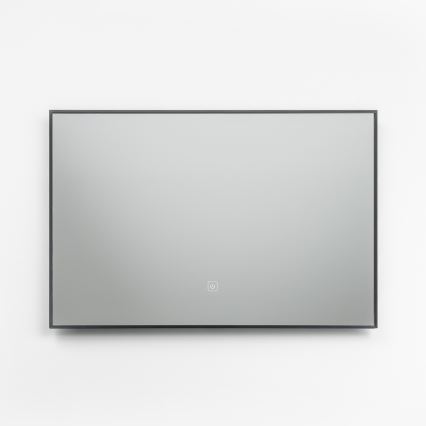 Brilagi - LED-badkamerspiegel SUELLO LED/20W/230V 40x60 cm zwart IP44 CRI 90 dimbaar + CCT