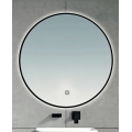 Brilagi - LED-badkamerspiegel VENA BLACK LED/19W/230V Ø 60 cm IP44 CRI 90 dimbaar + CCT